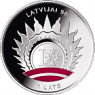 Монета „90 лет Латвии”
